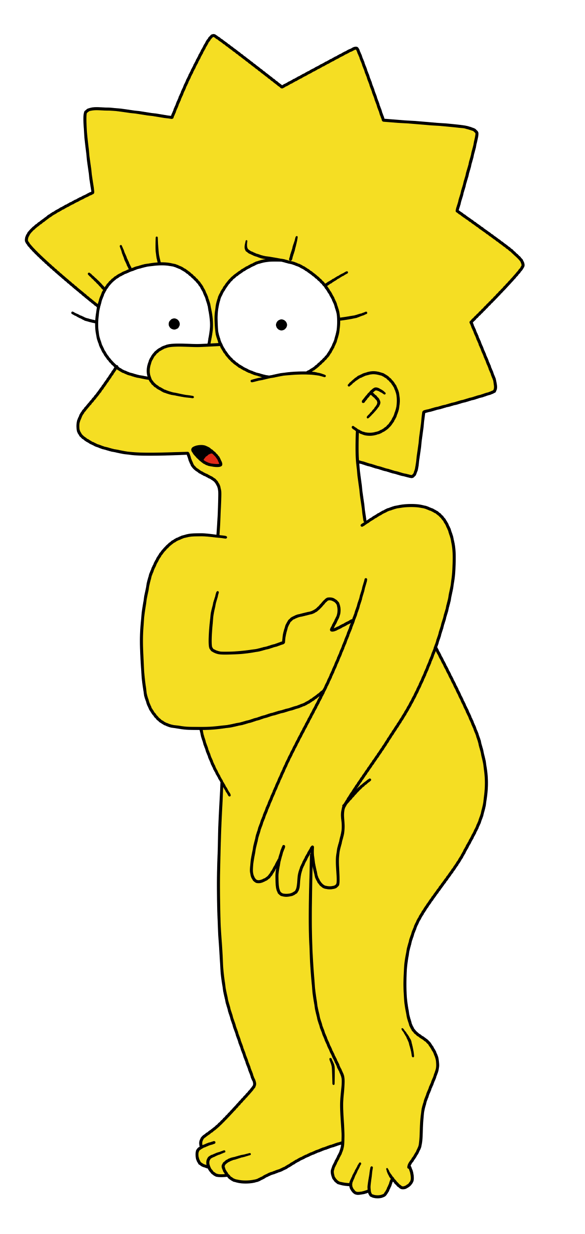 Naked Lisa Simpson -Talk with AI character